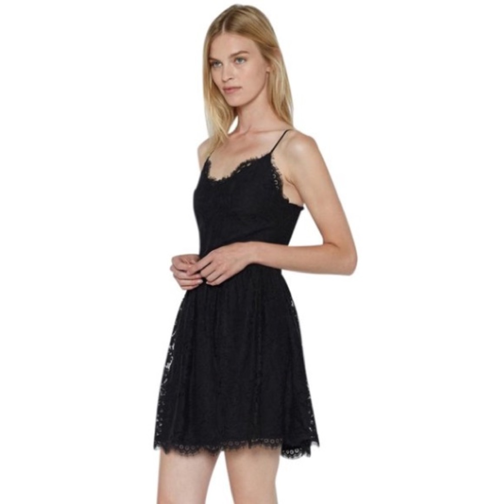 Joie Hudette lace cutout dress